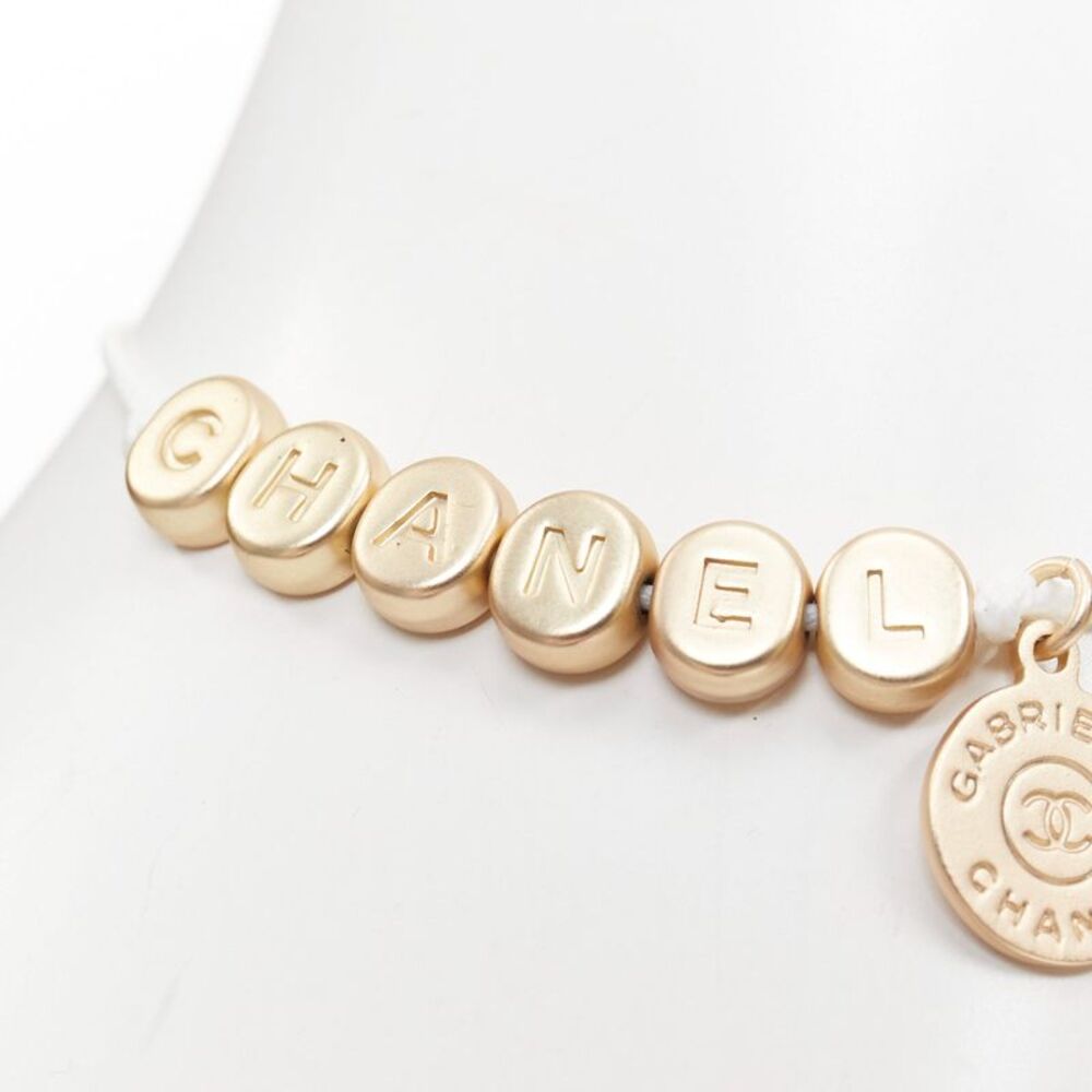 Chanel Letter Bead Lucky Bracelet